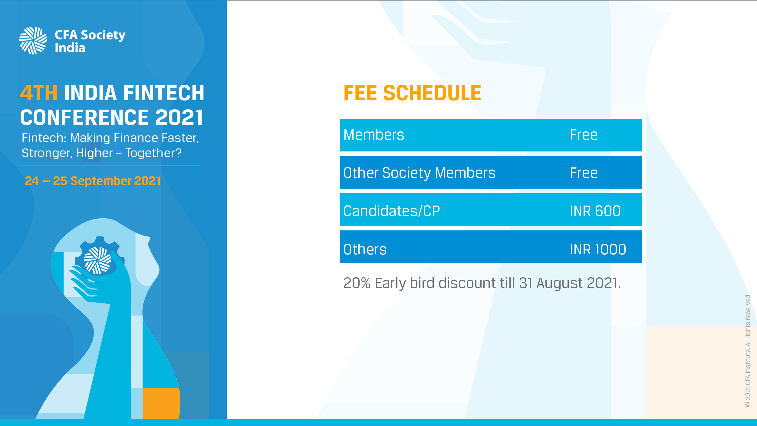 4th India Fintech Conference 2021 CFA Society India